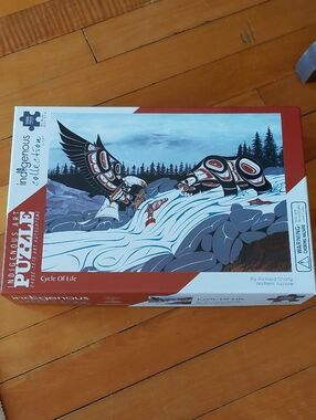 Cycle Of Life By Richard Shorty N. TUCHONE 1000pc Indigenous Puzzle